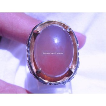 BATU AKIK LAVENDER  batu permata