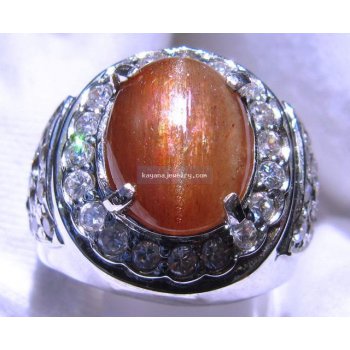 BATU MULIA CATS EYE SUNSTONES  batu permata