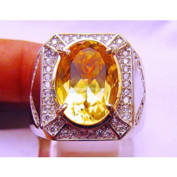 BATU MULIA SPARKLING GOLDEN CITRINE QZ135  batu permata