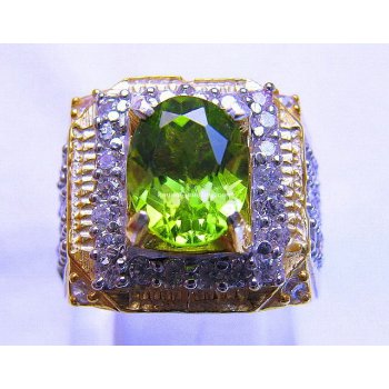 BATU PERMATA SPARKLING PERIDOT PRD025 batu permata