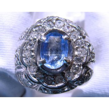 BATU PERMATA UNHEATED BLUE SAFIR SF255  batu permata