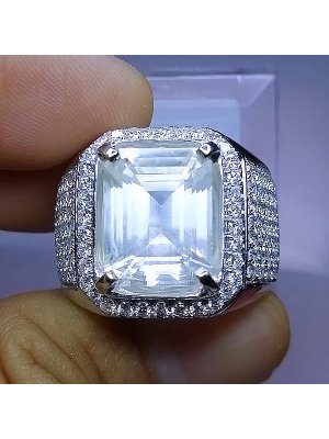 BATU PERMATA UNHEATED WHITE SAPPHIRE  batu permata