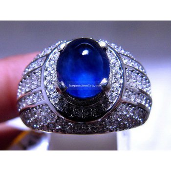 BATUMULIA ROYAL BLUE SAPPHIRE .  batu permata