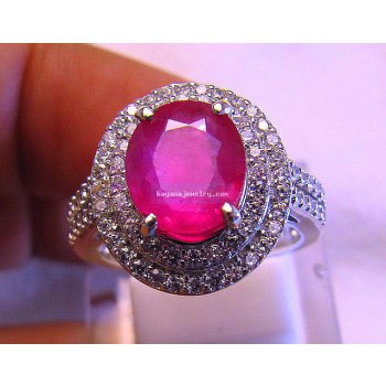 BEAUTIFUL LADIES RING RUBY.  batu permata
