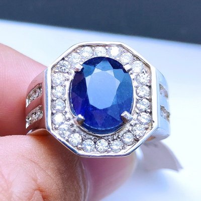 BLUE SAPPHIRE 5,46 CARATS  batu permata