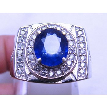 BLUE SAPPHIRE RING SF535  batu permata