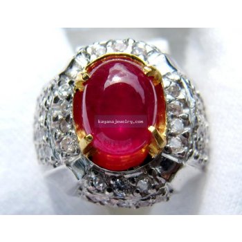 CINCIN BATU MIRAH RUBY  batu permata