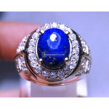 CINCIN BATU MULIA LAPIS LAZULI KEREN  batu permata