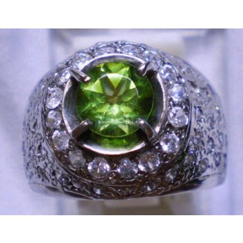 CINCIN BATU MULIA PERIDOT 0102 batu permata
