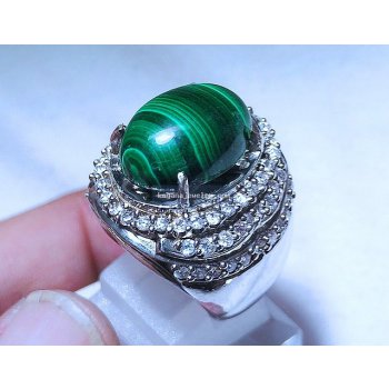 CINCIN MALACHITE ISTIMEWA batu permata