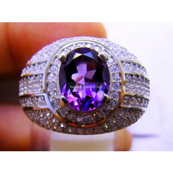 CINCIN PERMATA KECUBUNG QZ158  batu permata