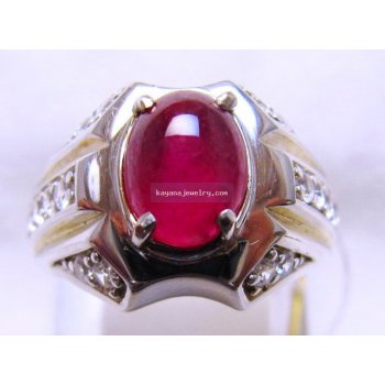 CINCIN PERMATA RUBY    batu permata