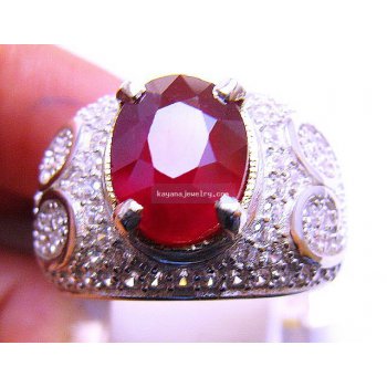 CINCIN PERMATA RUBY RB263  batu permata