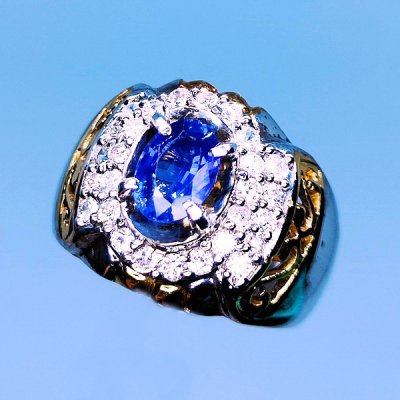 CINCINPERMATA BLUE SAPPHIRE   batu permata