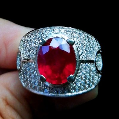 CINCINPERMATA RED RUBY  batu permata
