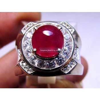 ELEGANCE RUBY RING RB282  batu permata