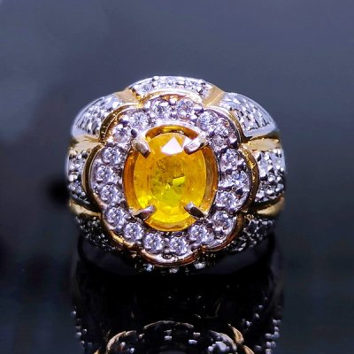 NATURAL YELLOW SAPPHIRE   batu permata