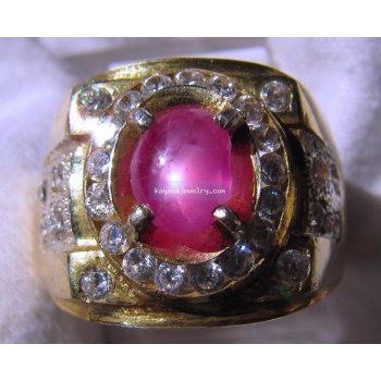 BATU PERMATA STAR RUBY BURMA DELIMA STAR.  batu permata
